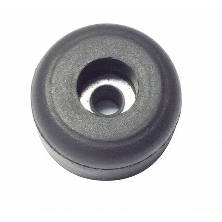 Bumper, Rubber, Black, 3/8"H x 3/8"W, PK.25