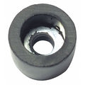 Bumper, Rubber, Black, 3/8"H x 3/8"W, PK.25
