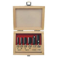 Router Bit Set, Straight/Trim, 1/4S, 6 Pc