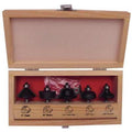 Router Bit Set, 6 Pc