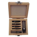Router Bit Set, Slot Cutter, 1/4S, 6 Pc