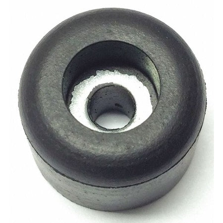 Bumper, Rubber, Black, 9/16"H x 9/16"W, PK.10