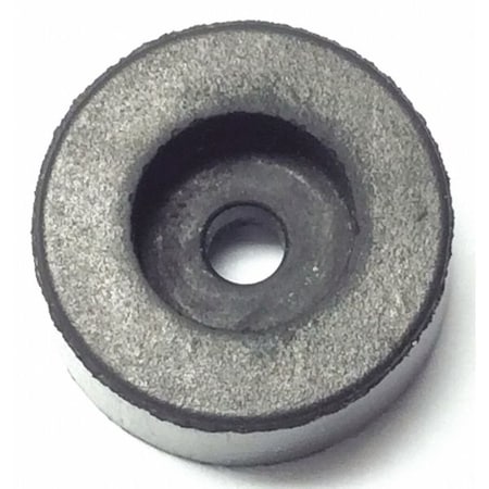 Bumper, Rubber, Black, 1/4"H x 1/4"W, PK.50