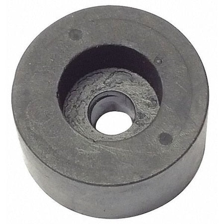 Bumper, Rubber, Black, 1/2"H x 1/2"W, PK.10