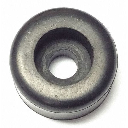 Bumper, Rubber, Black, 9/16"H x 9/16"W, PK.10