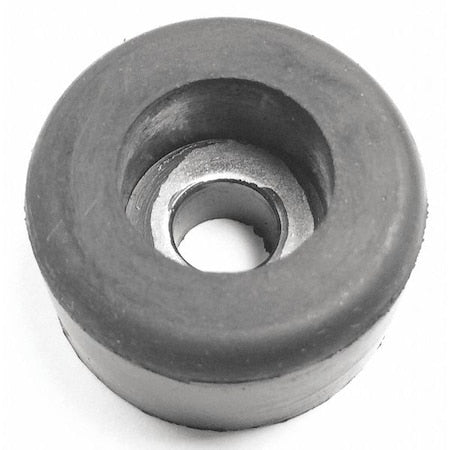 Bumper, Rubber, Black, 9/16"H x 9/16"W, PK.10