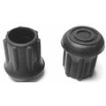 Protective Leg Tip, SlipOn, Rd, 47/64", PK10