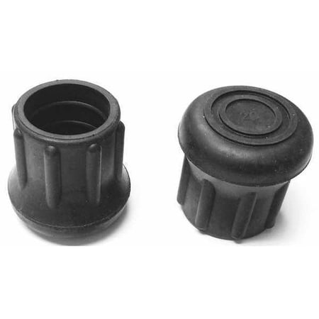 Protective Leg Tip, SlipOn, Rd, 31/32", PK10