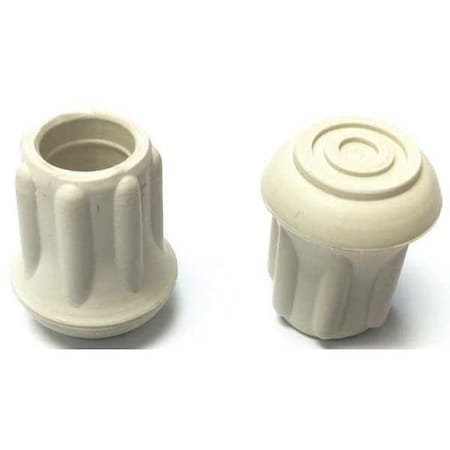 Protective Leg Tip, SlipOn, Rd, 31/64", PK25