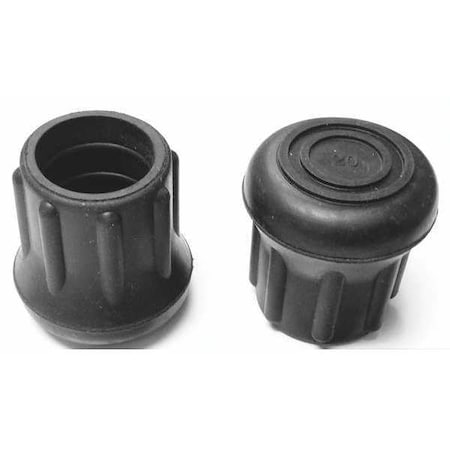 Protective Leg Tip, SlipOn, Rd, 31/32", PK10