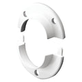 Closet Pole Sockets, Heavy Duty, Diecast, White Finish (Single Pack)