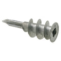 Concrete Screw, #8 Dia., Zinc Plated, 50 PK