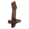Self-Locking Shelf Support Peg with 3/4 in. Shelf, 1/4 in., Brown, PK100