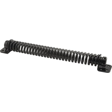 Heavy Duty Gate and Door Closer, 8 in., Steel, Black, Adjustable (Single Pack)