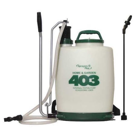 3-1/2 gal Backpack Sprayer, 51 in L Hose