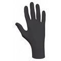 6112PF, Disposable Gloves, 3.9 mil Palm, Nitrile, Powder-Free, XS, 100 PK, Black