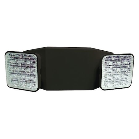Damp Location Emergency Light,Black