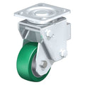 Swivel Plate Caster, PU, 4"", 660 lb., Overall Height: 6-7/8