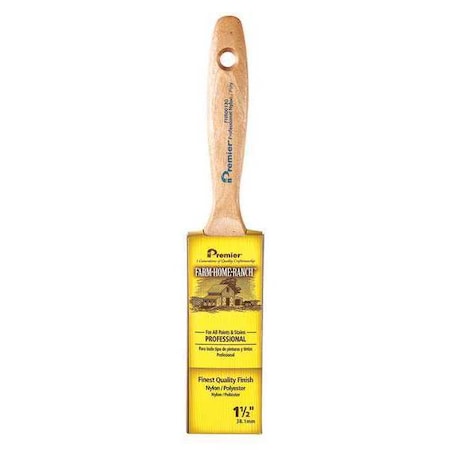 1-1/2" Flat Paint Brush, 6 PK