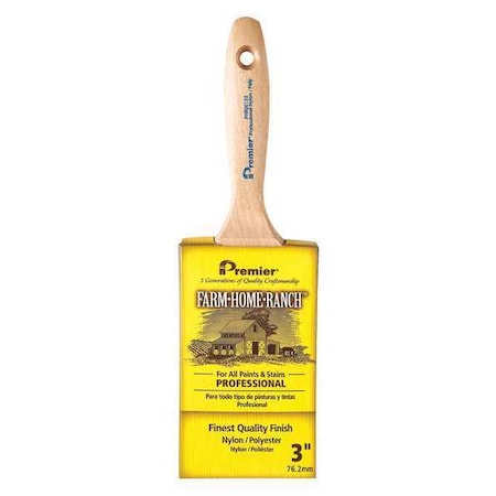 3" Flat Paint Brush, 6 PK