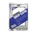 Drop Cloth,Paper,Plastic,9x12 ft.,PK12