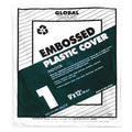 Drop Cloth, Plastc, Embossed, 9x12 ft., PK24