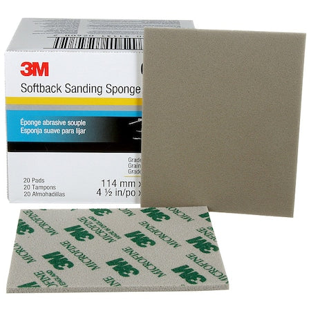 Sanding Sponge, 5-1/2"x4, Microfine, PK120
