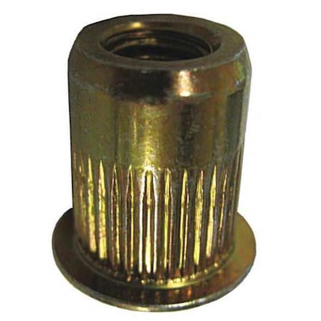 Threaded Insert, Steel, .150-.312, PK100