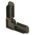 3/4 in. x 3/8 in. Screen Frame Corners, Plastic, Bronze, PK4