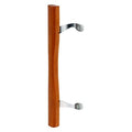Sliding Patio Door Wood Pull, Chrome Plated Brackets (Single Pack)