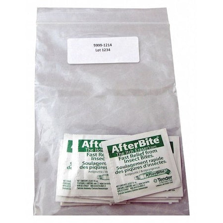 Bite/Sting Relief, 0.037oz, Wipes, PK10