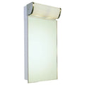 16"" x 33"" Surface Mounted SS Framed Deluxe Illuminated Cabinet