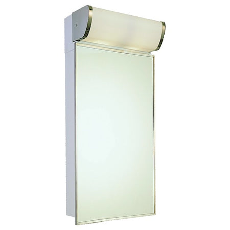 16"" x 33"" Surface Mounted SS Framed Deluxe Illuminated Cabinet