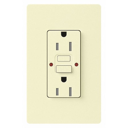 Receptacles, GFCI, Tamper-Resistant, Almond