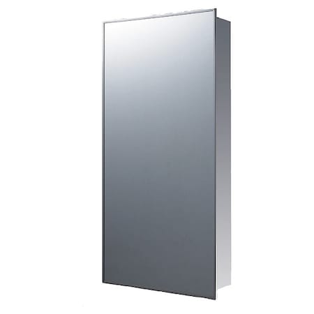 16"" x 26"" Stainless Steel Surface Mounted SS Framed Medicine Cabinet