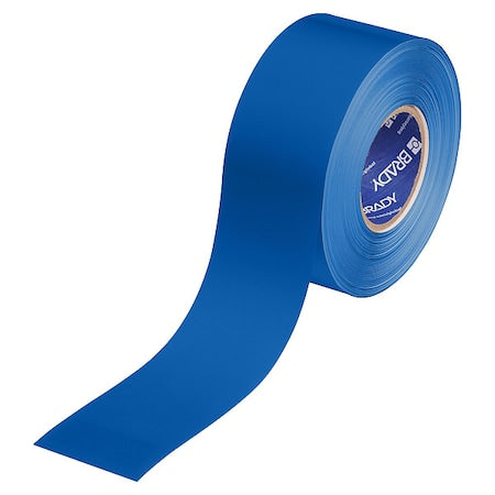 Floor Marking Tape, Blue, 3"W, 100ft