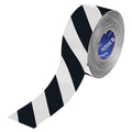 Floor Marking Tape, Black/White, 3"W, 100ft