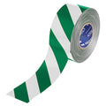 Floor Marking Tape, Green/White, 3"W, 100ft