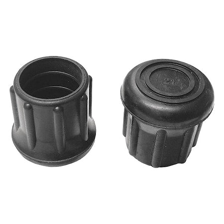 Protective Leg Tip, SlipOn, Rd, 1-3/32, PK25