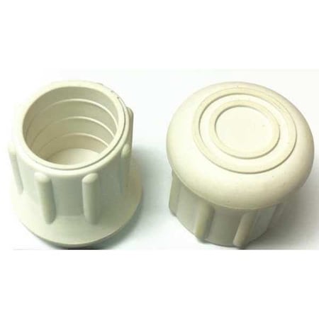 Protective Leg Tip, SlipOn, Rd, 31/32", PK10