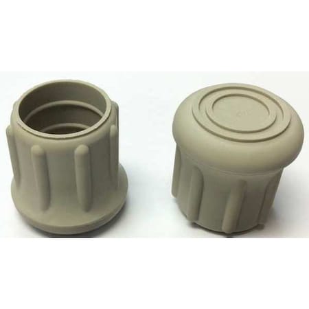 Protective Leg Tip, SlipOn, Rd, 1-3/32, PK25