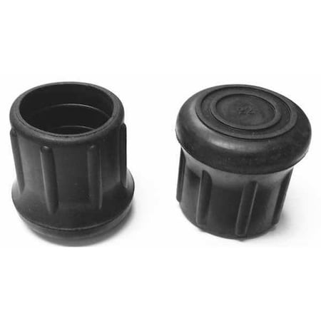 Protective Leg Tip, SlipOn, Rd, 1-7/32", PK5