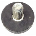 Bumper, Rubber, Black, 1/2"H x 1/2"W, PK.25