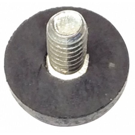 Bumper, Rubber, Black, 1/2"H x 1/2"W, PK.25