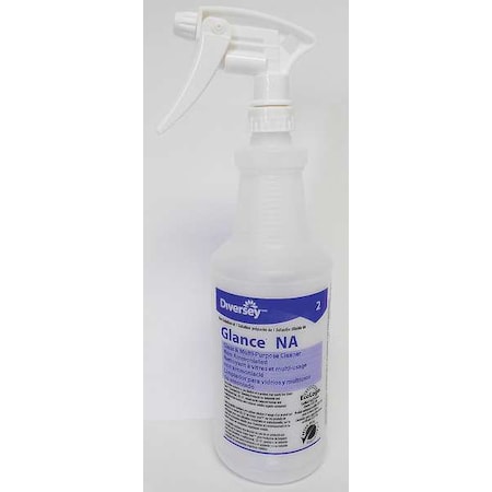 32 oz. Clear, Preprinted Trigger Spray Bottle, PK12
