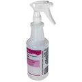 32 oz. Clear, Preprinted Trigger Spray Bottle, PK12
