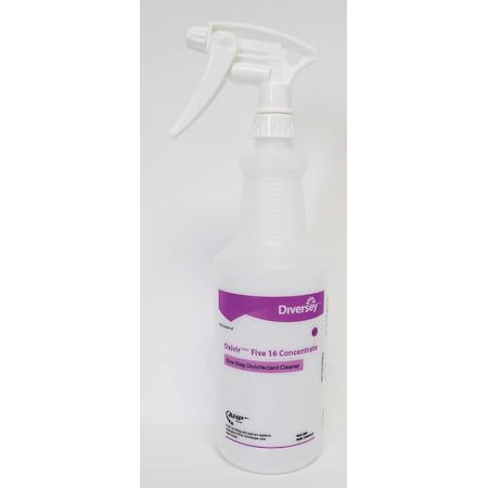 32 oz. Clear, Preprinted Trigger Spray Bottle, PK12