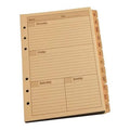 5"" x 7"" Planner Calendar Pages, Tan