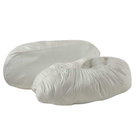 Disposable Shoe Covers, Tyvek(R) IsoClean(R), White, Slip Resistant Sole: Yes , M