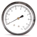 Low Pressure Gauge, 0 to 10 psi, 2 1/2 in Dial, 1/4 in NPT, Center Back Location